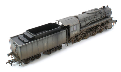 Bespoke Weathered 926002 USATC S160 2-8-0 LMS Wartime Dark Grey U.S.A on Tender No.2415 Steam Locomotive - Deluxe Weathered