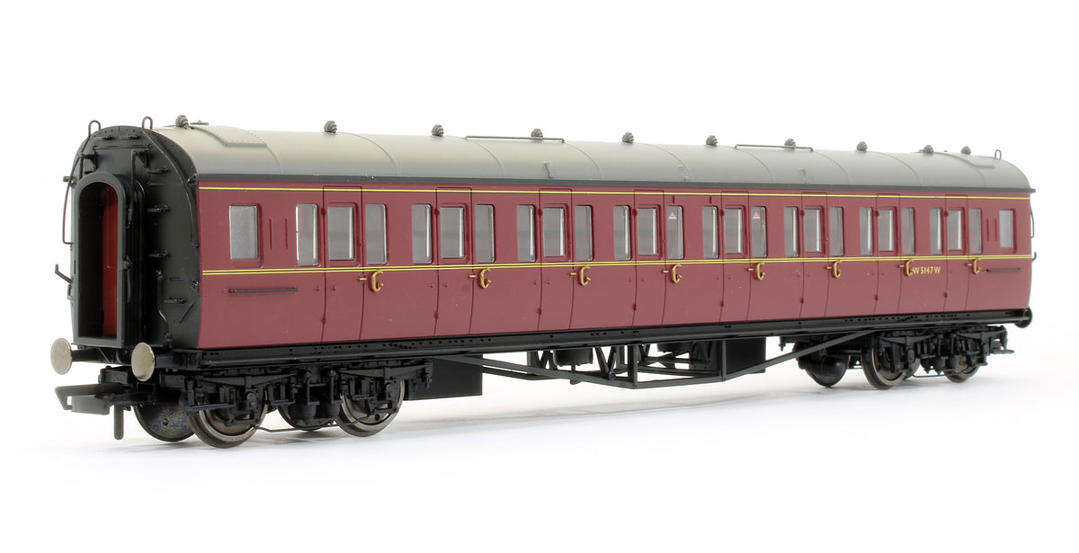 Pre-Owned BR Maroon Collett Corridor 3rd Class Coach 'W5147W'