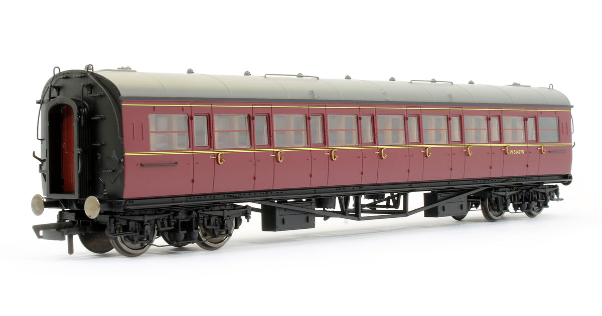 Pre-Owned BR Maroon Collett Corridor 3rd Class Coach 'W5147W'
