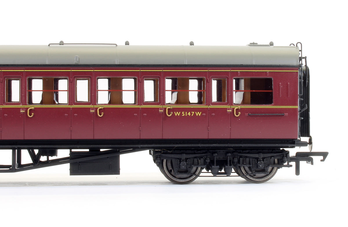 Pre-Owned BR Maroon Collett Corridor 3rd Class Coach 'W5147W'