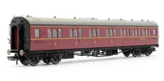 BR Maroon Collett Corridor Composite (RH) Coach 'W6137W'
