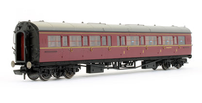 BR Maroon Collett Corridor Composite (RH) Coach 'W6137W'