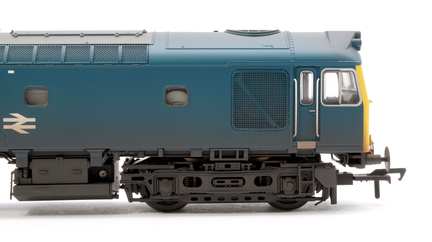 Class 25/2 25106 BR Blue Diesel Locomotive - DCC Sound Deluxe & Weathered