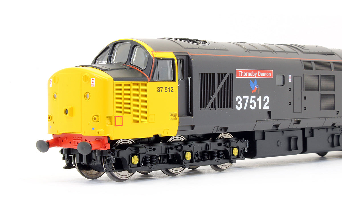Pre-Owned Large Logo Railfreight Grey Class 37512 'Thornaby Demon' Diesel Locomotive