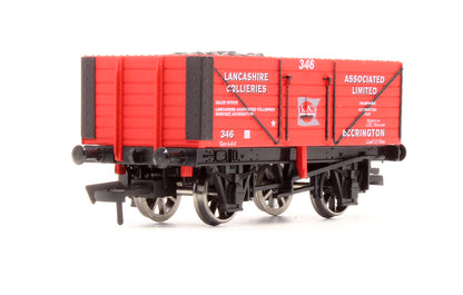4F-Lancashire-346 Pre-Owned 'Lancashire Associated Collieries' 7 Plank Wagon No.346 - Limited Edition
