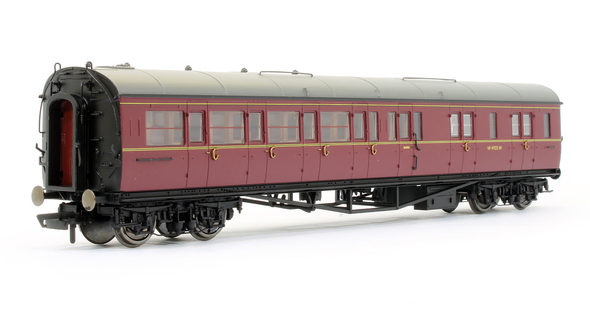 R4764 Pre-Owned BR Maroon Collett Corridor Brake 3rd (RH) Coach 'W4935W'