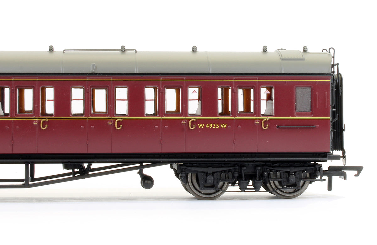 R4764 Pre-Owned BR Maroon Collett Corridor Brake 3rd (RH) Coach 'W4935W'