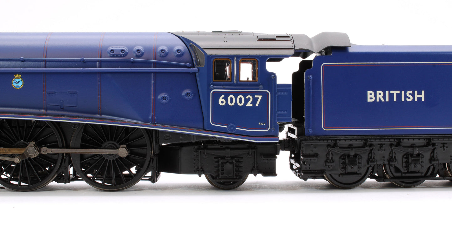 Pre-Owned Black Label Class A4 Merlin Experimental Purple Unvalanced 4-6-2 No.60027 Steam Locomotive - DCC Sound & Smoke