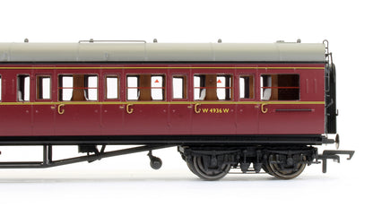 R4765 BR Maroon Collett Corridor Brake 3rd (LH) Coach 'W4936W'