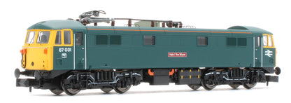 2D-087-001D Class 87 Hal'o'the Wynd 87031 BR Blue Electric Locomotive - DCC Fitted