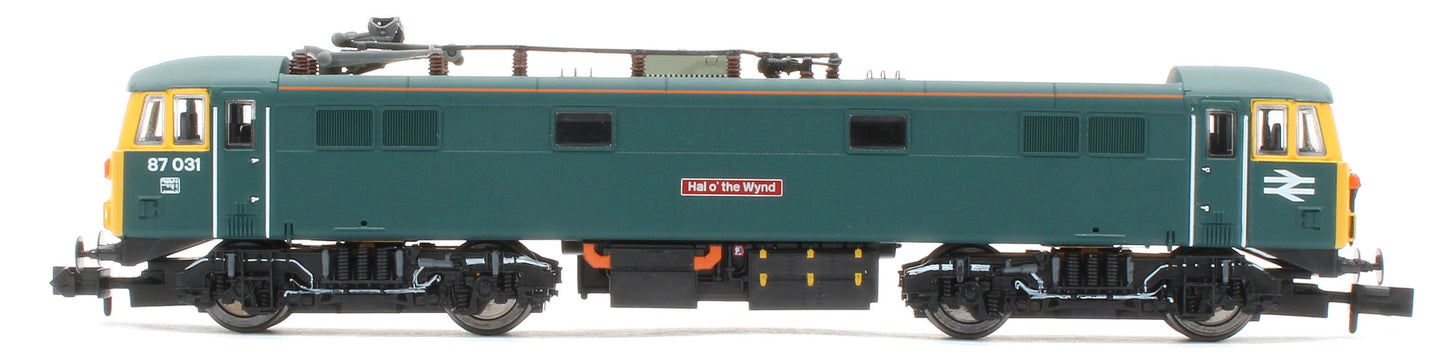 2D-087-001D Class 87 Hal'o'the Wynd 87031 BR Blue Electric Locomotive - DCC Fitted