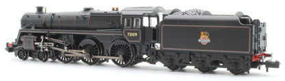 BR Standard 5MT with BR1B Tender 73109 BR Lined Black (Early Emblem)