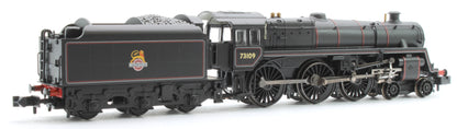 BR Standard 5MT with BR1B Tender 73109 BR Lined Black (Early Emblem)