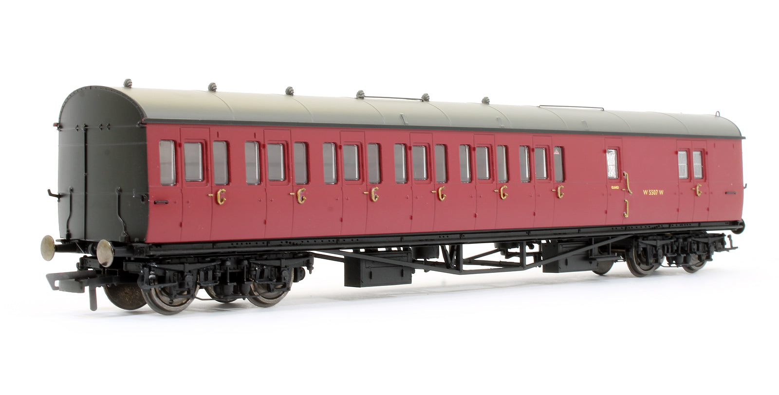 Hornby R4880 BR Crimson Collett Suburban Brake 3rd (LH) Coach – Rails