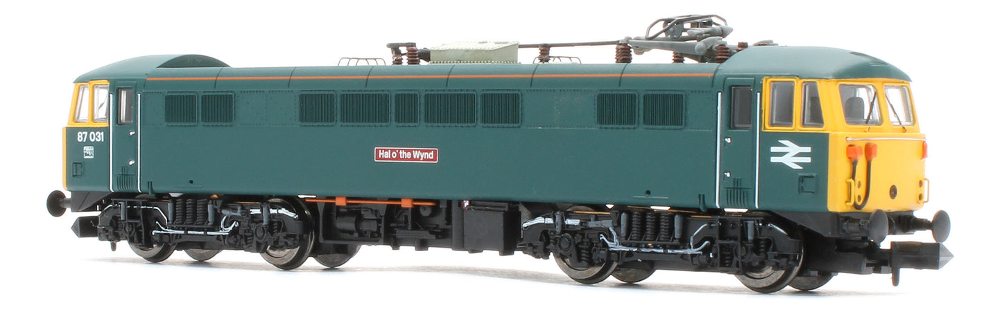 2D-087-001D Class 87 Hal'o'the Wynd 87031 BR Blue Electric Locomotive - DCC Fitted