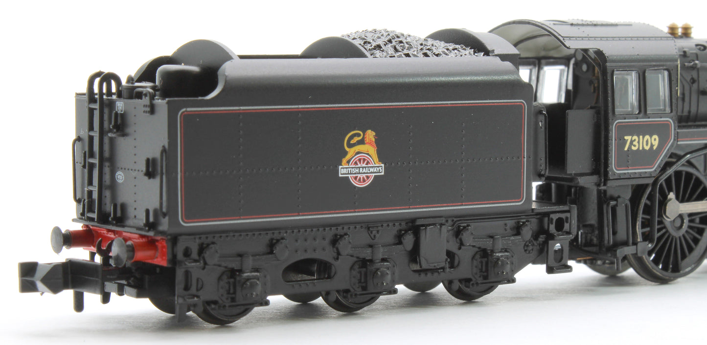 BR Standard 5MT with BR1B Tender 73109 BR Lined Black (Early Emblem)