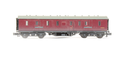 Pre-Owned LMS 50ft Full Brake BR Crimson - Weathered
