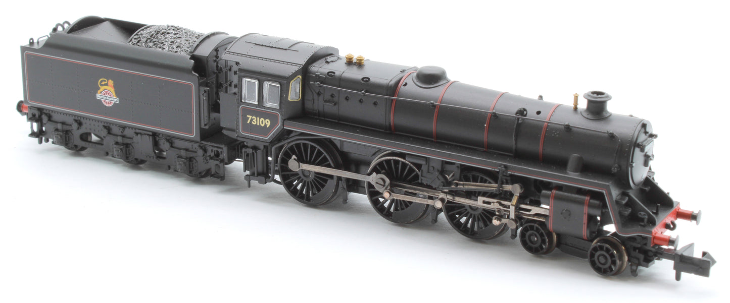 BR Standard 5MT with BR1B Tender 73109 BR Lined Black (Early Emblem)