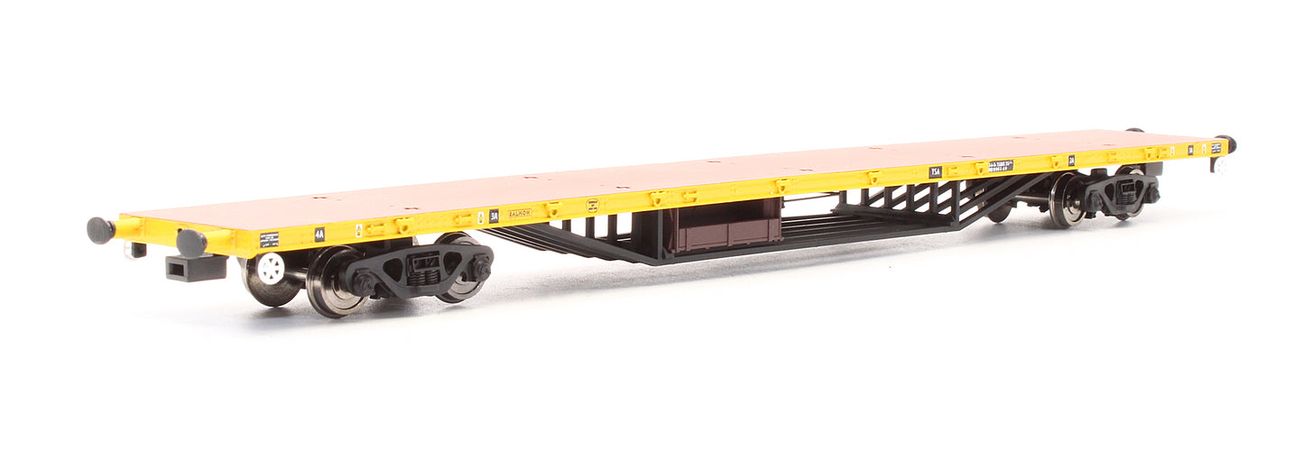 Pre-Owned SA012 Salmon Bogie Flat Wagon Engineers Yellow ASF Bogie DB996140