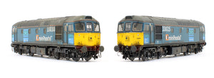 Pre-Owned Class 33/0 V3 (33025 + 33030) DRS Minimodal Locomotive Twin Pack (Custom Weathered)