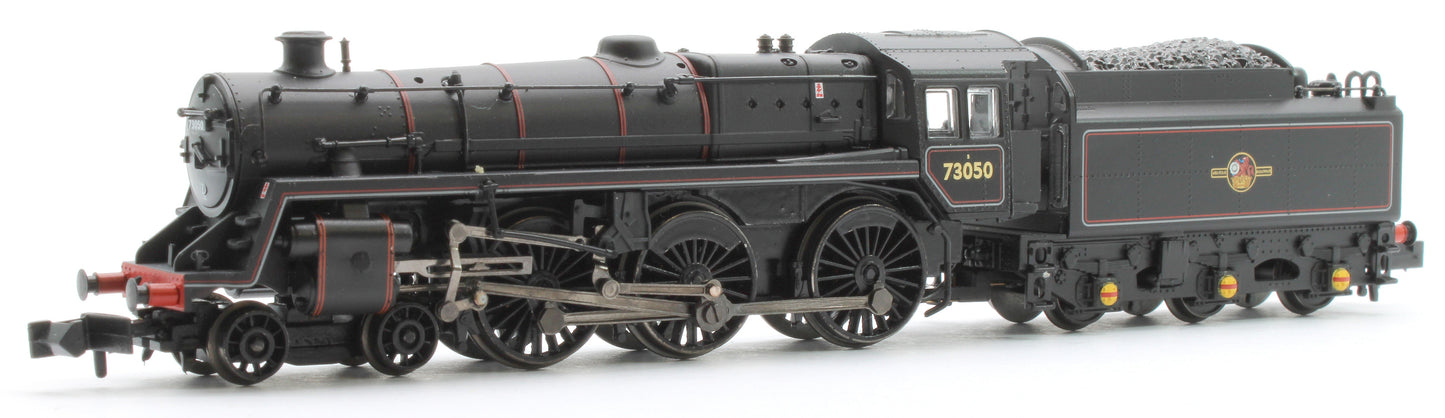 Pre-Owned 372-729 BR Standard 5MT with BR1 Tender 73050 BR Lined Black (Late Crest)