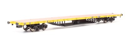 Pre-Owned SA012 Salmon Bogie Flat Wagon Engineers Yellow ASF Bogie DB996140