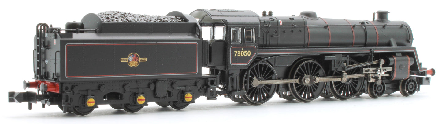 Pre-Owned 372-729 BR Standard 5MT with BR1 Tender 73050 BR Lined Black (Late Crest)