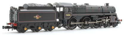 Pre-Owned 372-729 BR Standard 5MT with BR1 Tender 73050 BR Lined Black (Late Crest)
