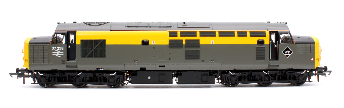 Pre-Owned ACC2626-DCC Class 37/0 37258 BR 'Dutch' Civil Engineers Grey and Yellow Diesel Locomotive - DCC Sound