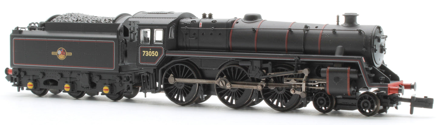 Pre-Owned 372-729 BR Standard 5MT with BR1 Tender 73050 BR Lined Black (Late Crest)