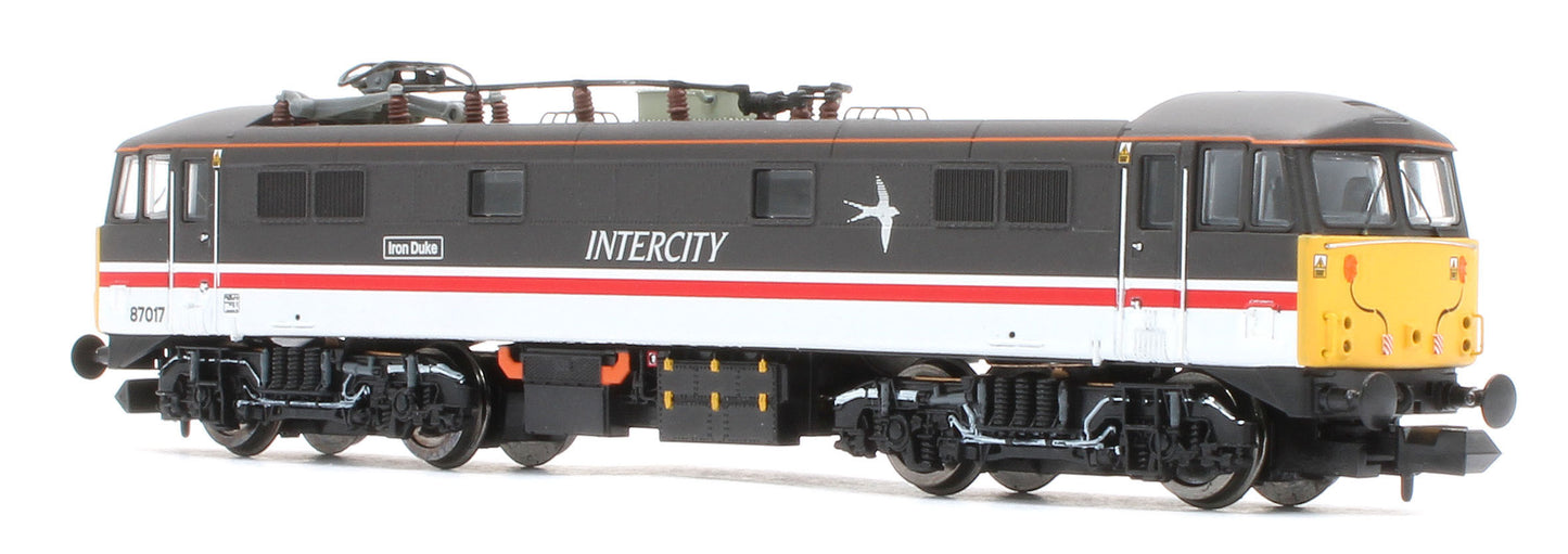 2D-087-002D Class 87 Iron Duke 87017 Intercity Swallow Electric Locomotive - DCC Fitted