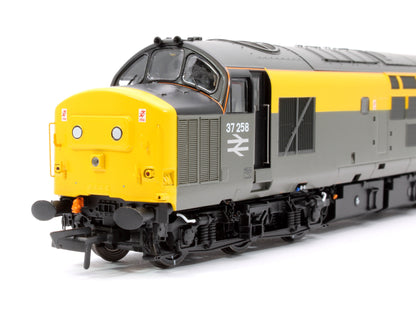 Pre-Owned Class 37/0 37258 BR 'Dutch' Civil Engineers Grey and Yellow Diesel Locomotive