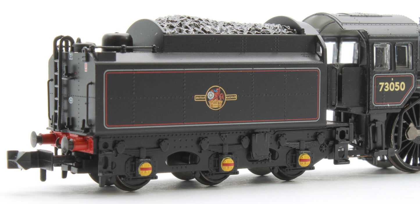 Pre-Owned 372-729 BR Standard 5MT with BR1 Tender 73050 BR Lined Black (Late Crest)