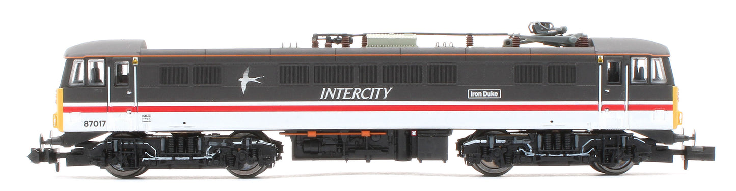 2D-087-002D Class 87 Iron Duke 87017 Intercity Swallow Electric Locomotive - DCC Fitted