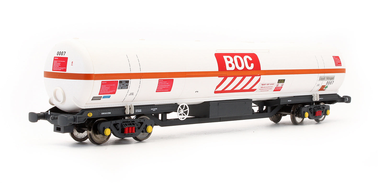 Pre-Owned Olivia-07 BOC 100 Liquid Nitrogen Tank Wagon GPS Bogies 0007