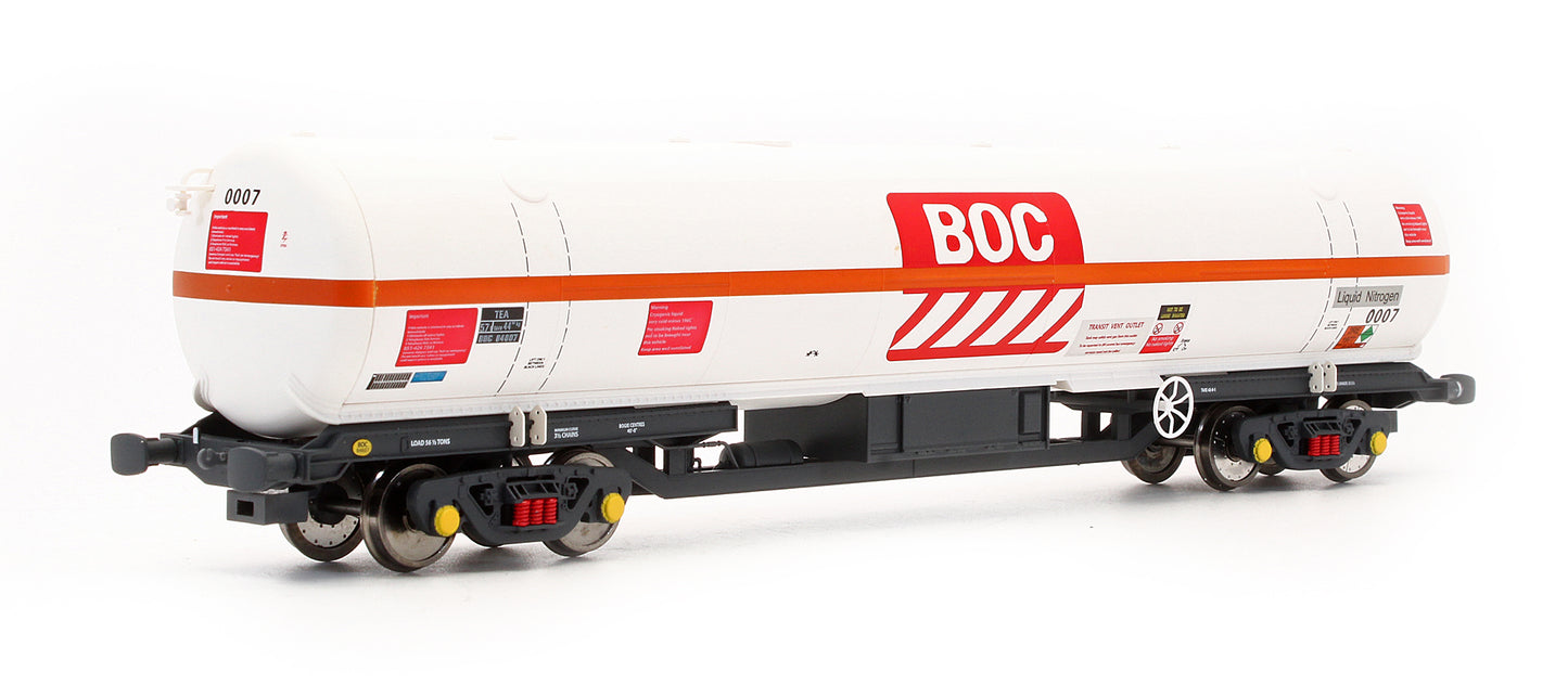 Pre-Owned Olivia-07 BOC 100 Liquid Nitrogen Tank Wagon GPS Bogies 0007