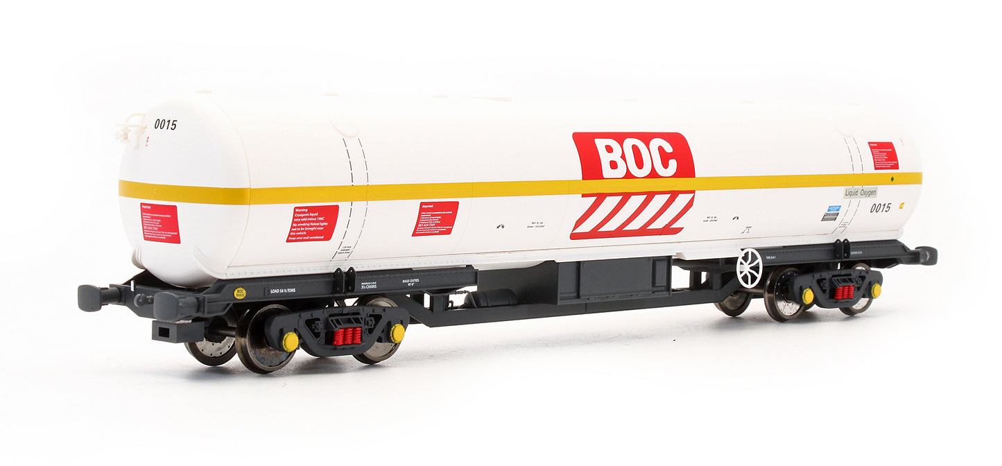 Pre-Owned Olivia-06 BOC 100 Liquid Oxygen Tank Wagon GPS Bogies 0015