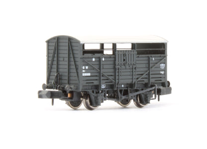 Pre-Owned 8 Ton Cattle Wagon GWR Dark Grey No.106881