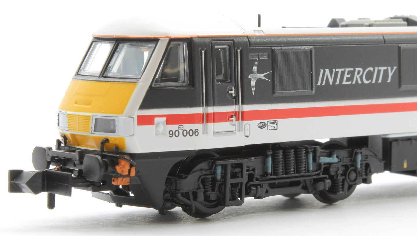 Class 90/0 90006 'High Sheriff' BR InterCity (Swallow) Electric Locomotive - DCC Sound