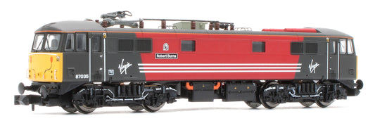 2D-087-003D Class 87 Robert Burns 87035 Virgin Trains Electric Locomotive - DCC Fitted