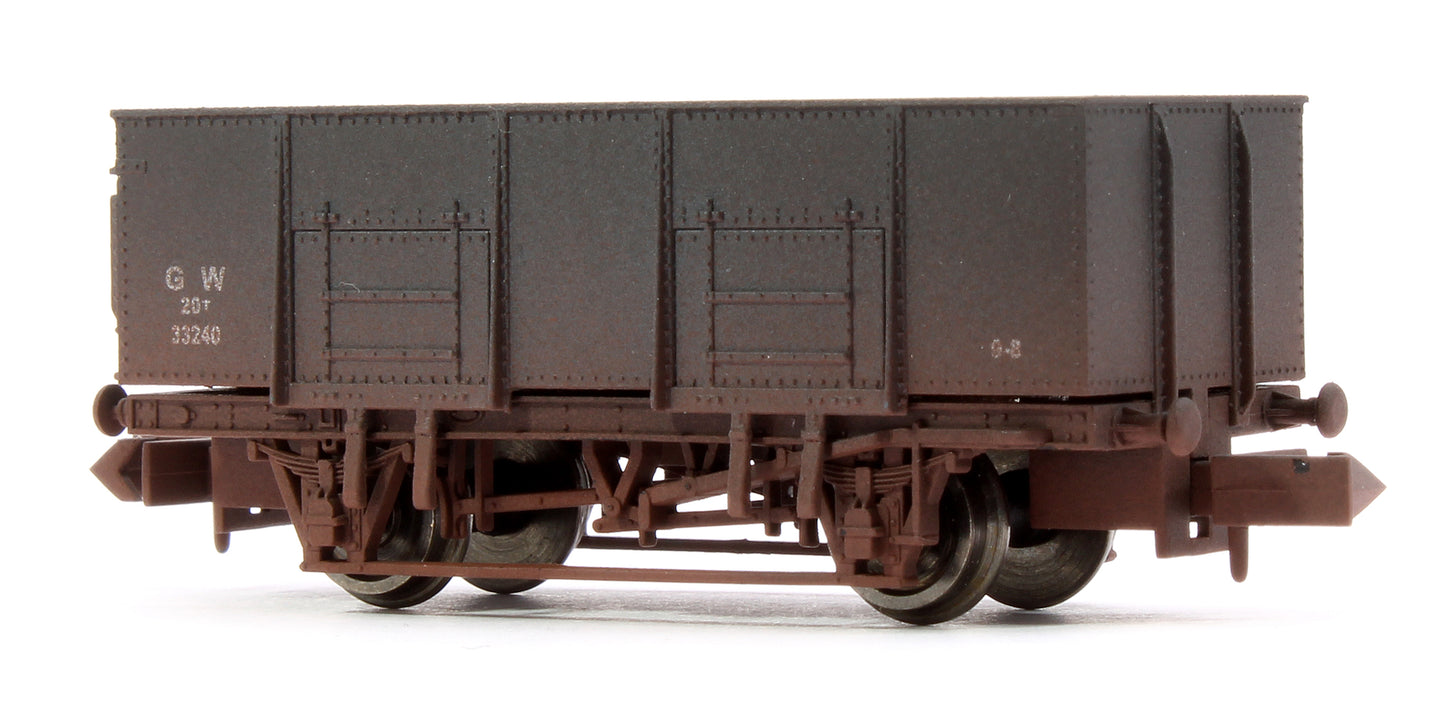 20t Steel Mineral Wagon GWR 33240 - Weathered