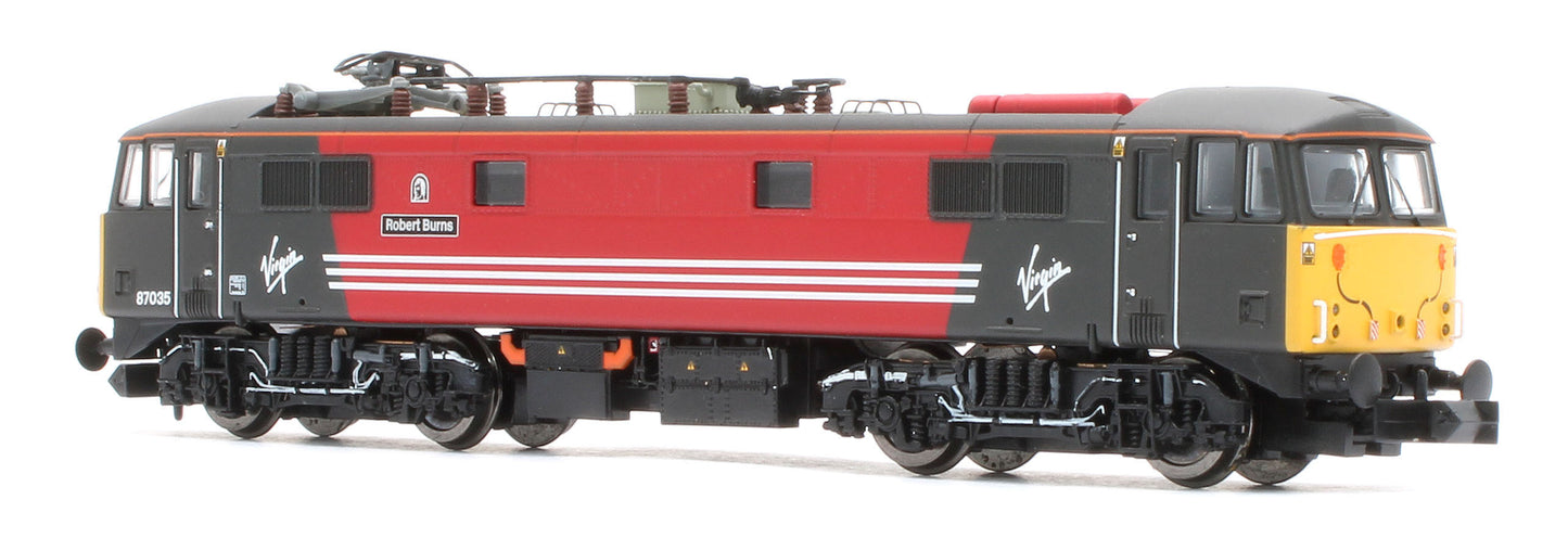 2D-087-003 Class 87 Robert Burns 87035 Virgin Trains Electric Locomotive