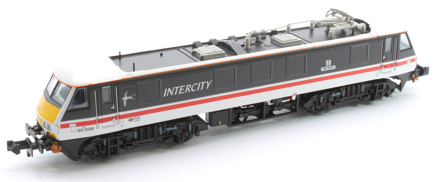 Class 90/0 90006 'High Sheriff' BR InterCity (Swallow) Electric Locomotive - DCC Sound