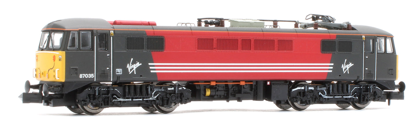 2D-087-003D Class 87 Robert Burns 87035 Virgin Trains Electric Locomotive - DCC Fitted