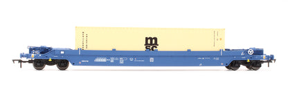 Pre-Owned B910F KQA / KTA Pocket Wagon & Container Container GERRS97758 + MSC 40' HC