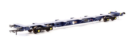 Pre-Owned H4-FEAS-001A FEA-S Intermodal Wagon GBRf Blue No.640666