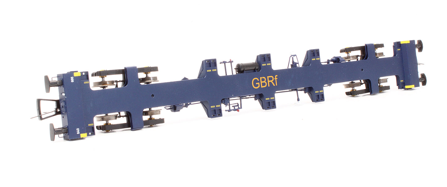 Pre-Owned H4-FEAS-001A FEA-S Intermodal Wagon GBRf Blue No.640666