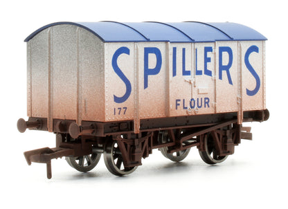 Pre-Owned 4F-013-040 Spillers 177 Gunpowder Van - Weathered