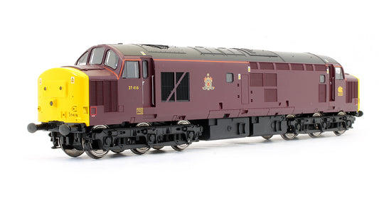 Pre-Owned V2018 Royal Scotsman Maroon With EW&S Branding Class 37416 Diesel Locomotive