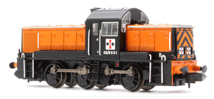 Class 14 D2/9531 NCB British Oak Orange & Black Diesel Locomotive